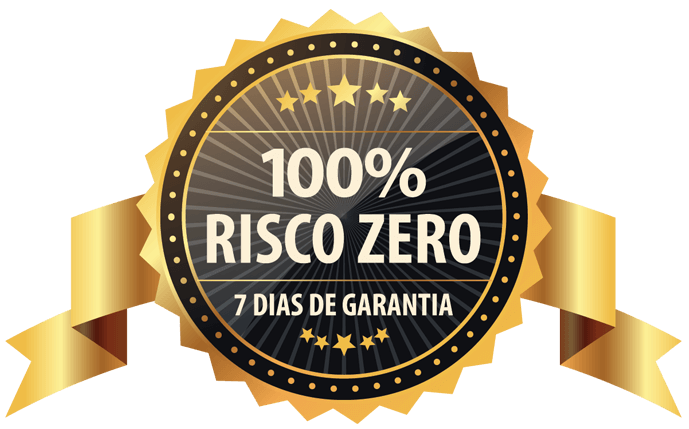 100% Risco Zero - 7 dias de garantia